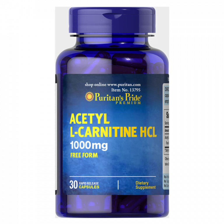 Puritan Acetil LCarnitine HCL 1000 mg > VO2 Športna Prehrana & Oprema