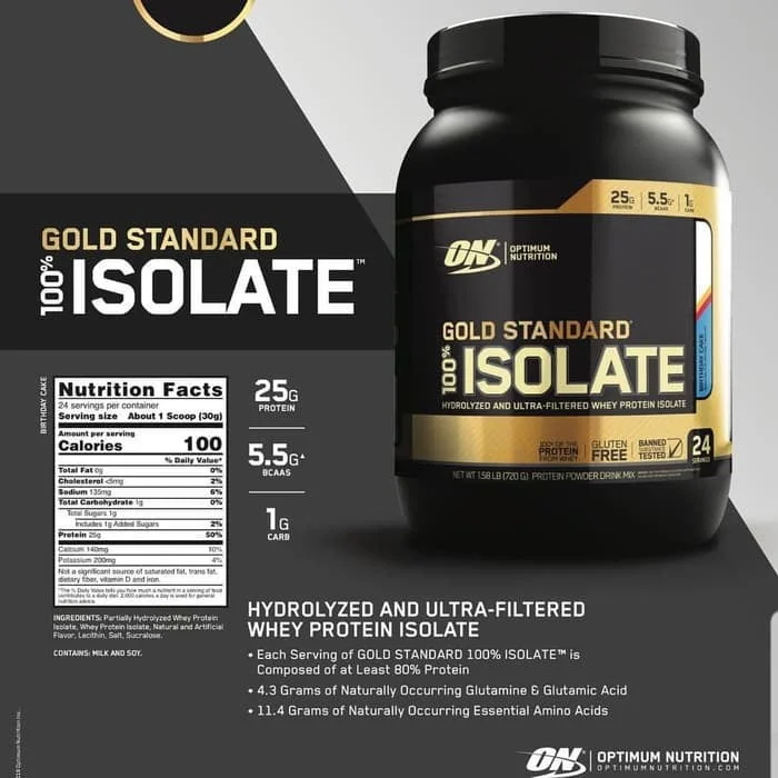Optimum Gold Standard 100% ISOLATE 930g izolat sirotkinih proteinov 2 isolate
