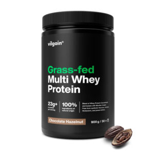 Vilgain Beljakovine Grass-Fed Multi Whey Proteini, 900g - Čokolada & Lešnik