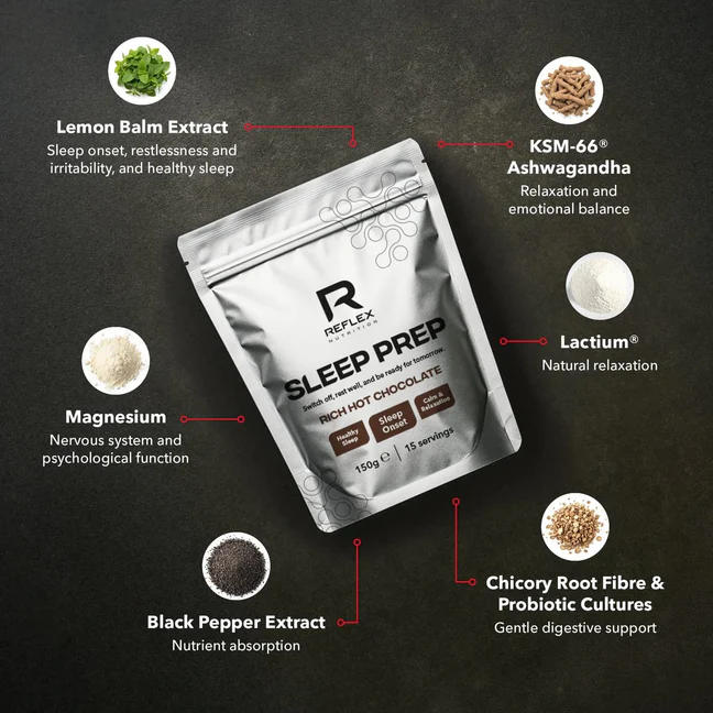 Reflex Sleep Prep – napitek za podporo spanju (vroča čokolada) 2 podporo spanju